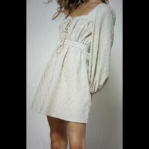 NWT Revolve Line and Dot Sand XS Marley Mini Dress